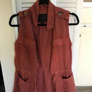 Sanctuary xs drawstring utility vest